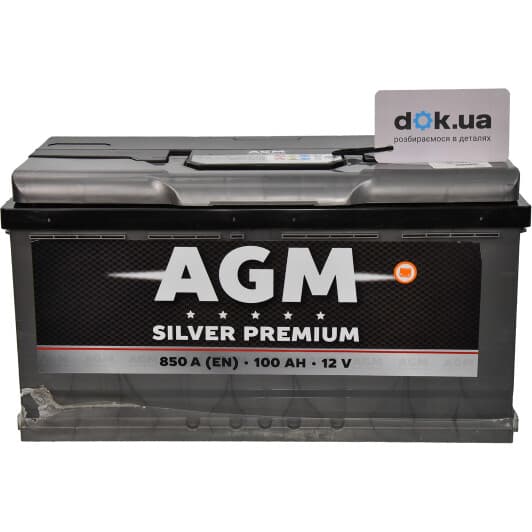 Акумулятор AGM 6 CT-100-R Silver Premium AKBLU1050