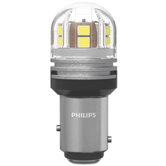 Автолампа Philips Ultinon Pro7000 P21/5W BAY15d 3,5W белая 11499CU70X2