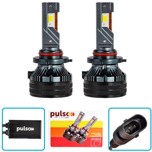 Автолампа Pulso LC7 HB3 P20d 85 W белая LC7-HB3