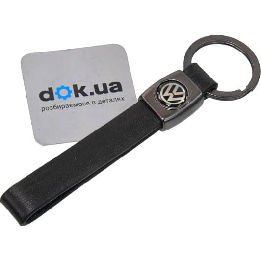 Брелок Vitol з логотипом Volkswagen чорний 60050