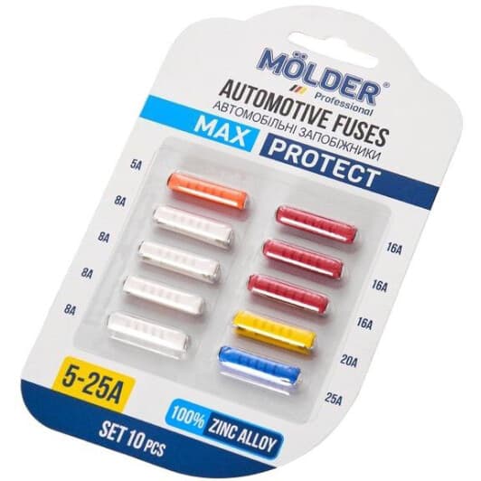 Набір запобіжників Molder Max Protect MA22100 FC 10 шт.
