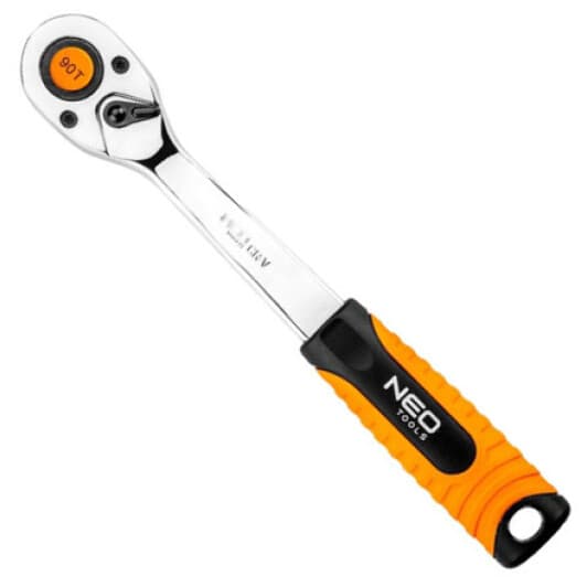 Трещотка Neo Tools 08-536 1/2" 90 зубцов 200 мм