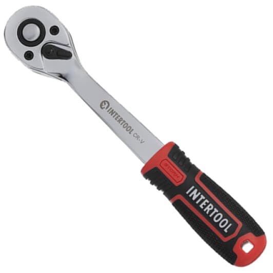 Трещотка Intertool ET-8002 3/8" 72 зубца 205 мм