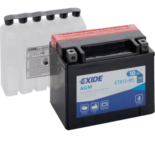 Аккумулятор Exide 6 CT-10-L AGM ETX12-BS