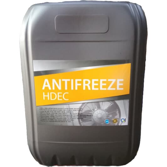 GNL HDEC желтый -40 °C, 20 л (215020) готовый антифриз