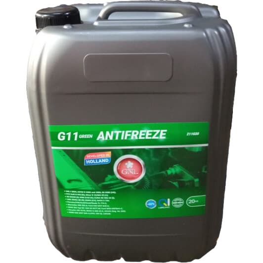 GNL G11 зеленый -40 °C, 20 л (211020) готовый антифриз
