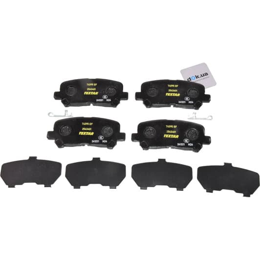 2543401 Textar Тормозные колодки