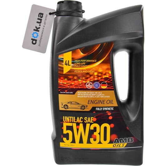 AMB UntiLac 5W-30 (4 л) моторна олива