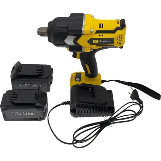 Гайковерт аккумуляторный Starline ST-GPT21001 (2 аккумулятора + ЗУ + чехол)