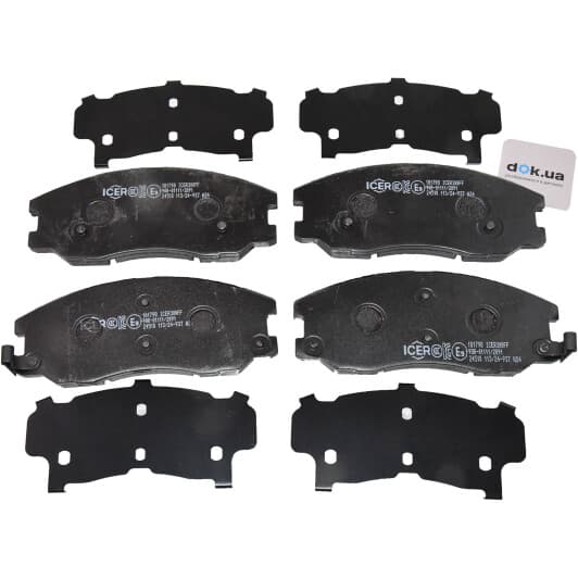 181798 Icer Тормозные колодки