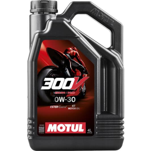 Моторное масло 4T Motul 300V Factory Line Road Racing 0W-30 синтетическое