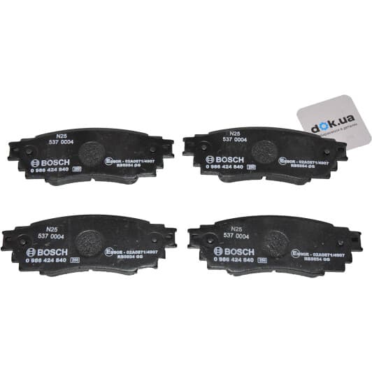 0986424840 Bosch Гальмівні колодки для Toyota C-HR