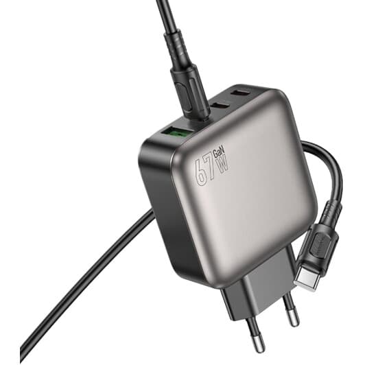 Сетевое зарядное устройство Borofone BAS57A Absolute 6941991116292 67 Вт