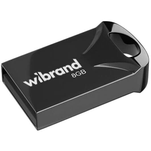 Флешка Wibrand Hawk Black 8 ГБ