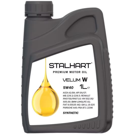 Масло Stalhart Velum W 5W-40