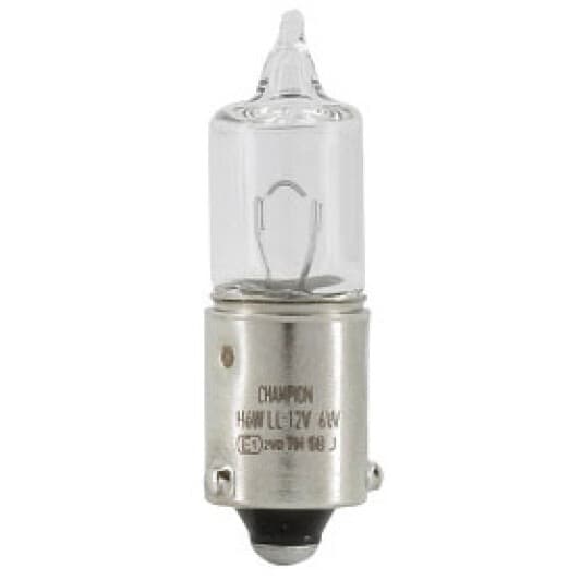 Автолампа Champion Long Lifetime H6W BAX9s 6 W прозрачная CBM41L