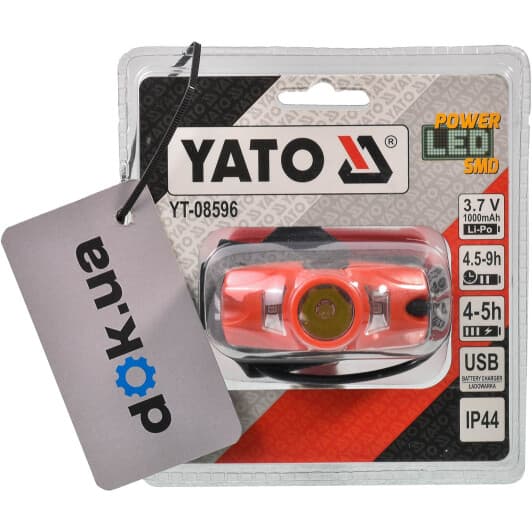 Налобний ліхтар Yato YT-08596