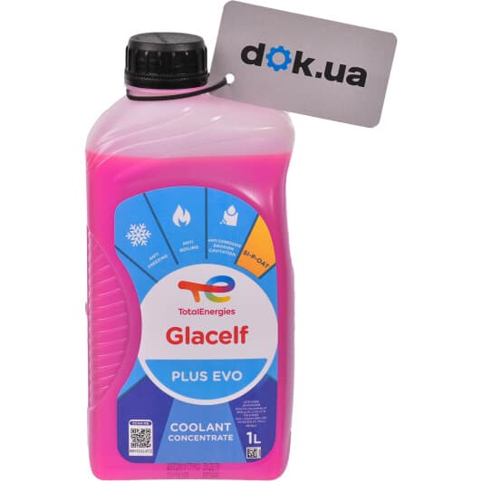 Total Glacelf Plus Evo розовый готовый антифриз