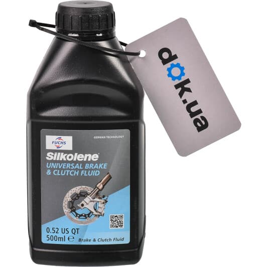 Fuchs Silkolene Universal Brake & Clutch Fluid DOT 3 / DOT 4 гальмівна рідина (0.5 л)