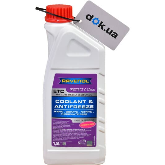 Концентрат антифриза Ravenol ETC Protect C12evo G12 evo розовый