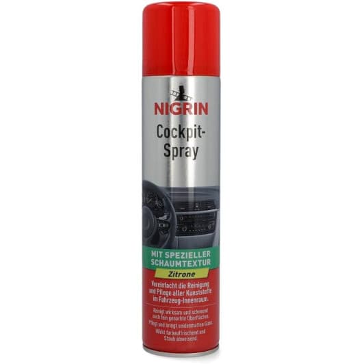 Очисник салону Nigrin Cockpit Spray лимон 400 мл