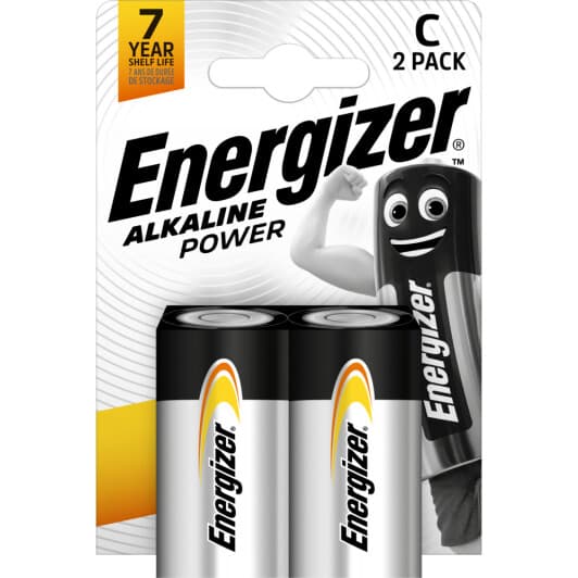 Батарейка Energizer Alkaline Power LR14AP LR14 1,5 V 2 шт