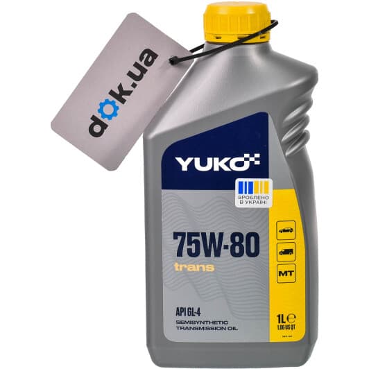 Трансмиссионное масло Yuko Trans GL-4 75W-80 полусинтетическое
