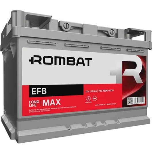 Аккумулятор Rombat 6 CT-70-R EFB F370