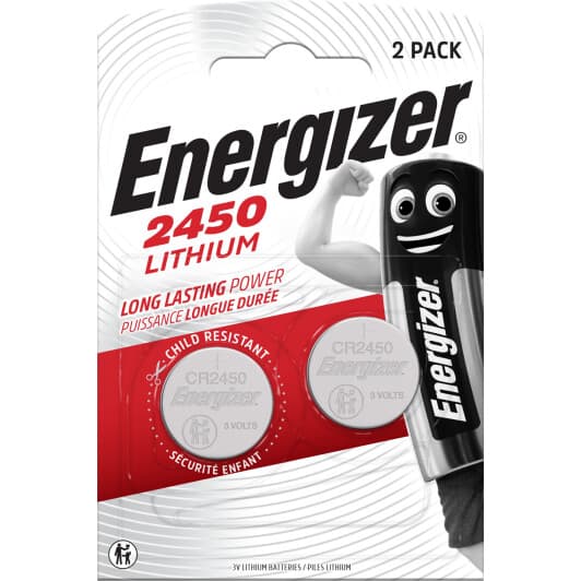 Батарейка Energizer CR2450-2B CR2450 3 V 2 шт