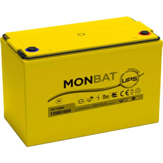 Акумулятор для ДБЖ MONBAT 12UVG1000 100 Аг 12 В
