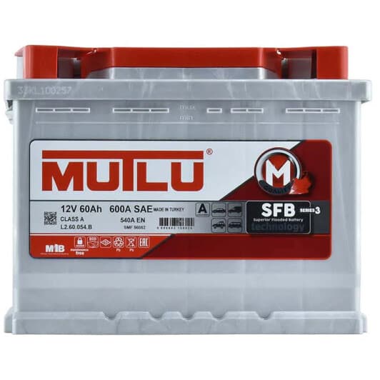 Акумулятор Mutlu 6 CT-60-L S3 SMF56082