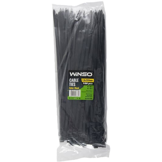 Стяжка Winso 276350 350 мм 7,6 мм 100 шт