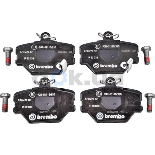 P 50 038 Brembo Тормозные колодки