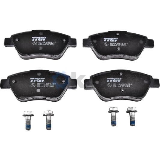 GDB1579 TRW Гальмівні колодки для Fiat Siena