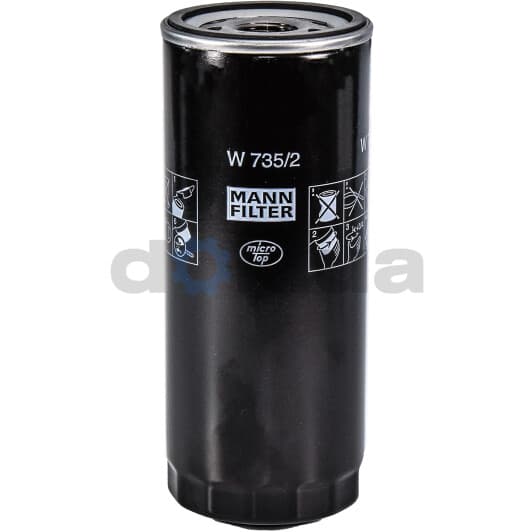 W 735/2 Mann Масляный фильтр для Audi A6