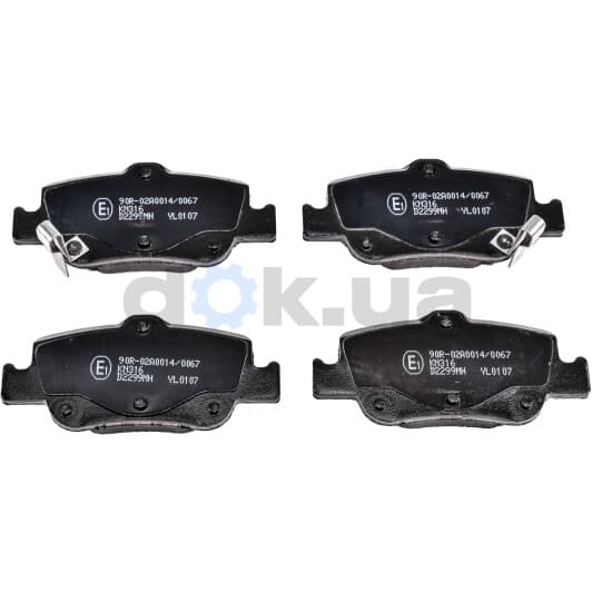 ADT342173 Blue Print Тормозные колодки