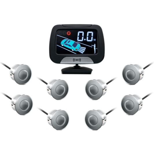 Парктронік GT P Drive сріблясті датчики 8 шт.