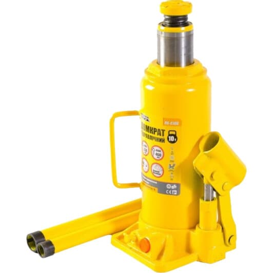 Домкрат MasterTool бутылочный гидравлический 10 т 86-0100