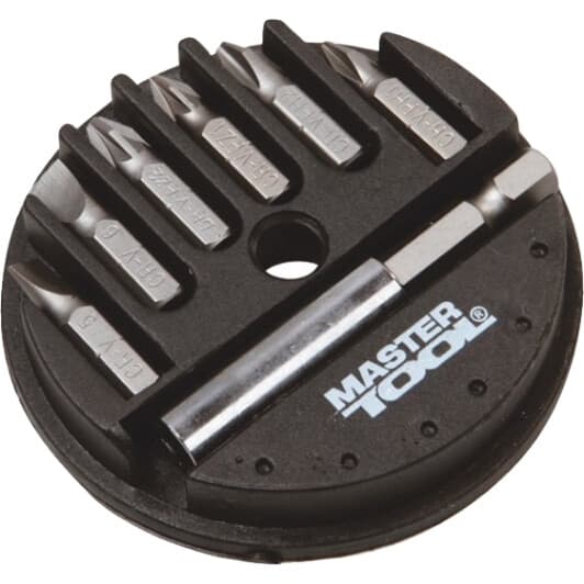 Набор бит с держателем MasterTool 40-0381 6 шт.