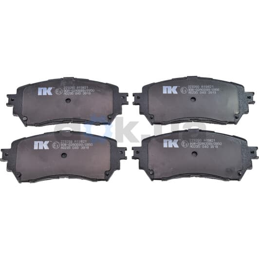 223260 NK Гальмівні колодки для Mazda 6