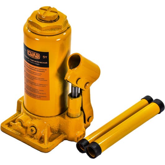 Домкрат Сила пляшковий гідравлічний 5 т 271005