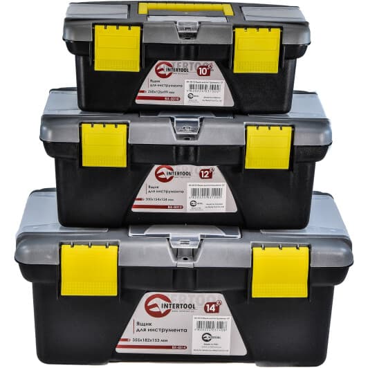 Комплект ящиков для инструментов Intertool BX-0303 3 шт.