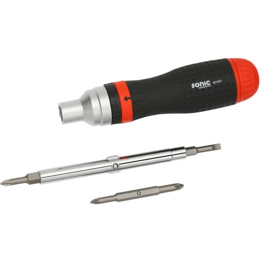 Отвертка реверсивная с набором бит Sonic 601001