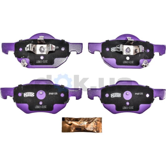 PN8125 NiBK Тормозные колодки для Honda Accord