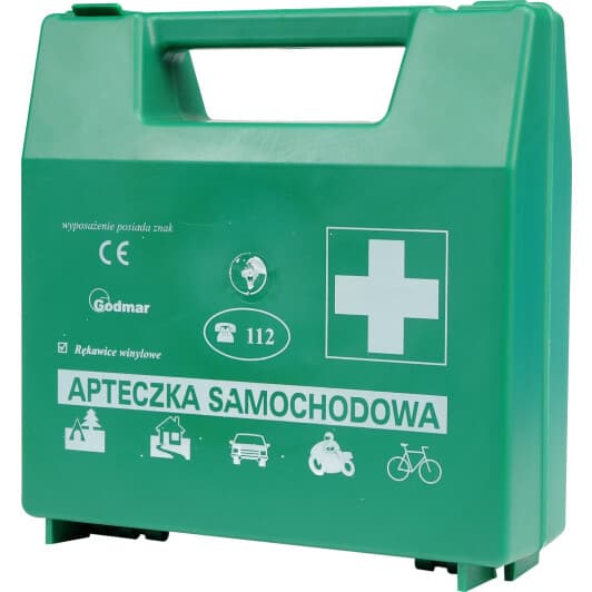 Аптечка автомобильная Vorel в жестком чехле 83262