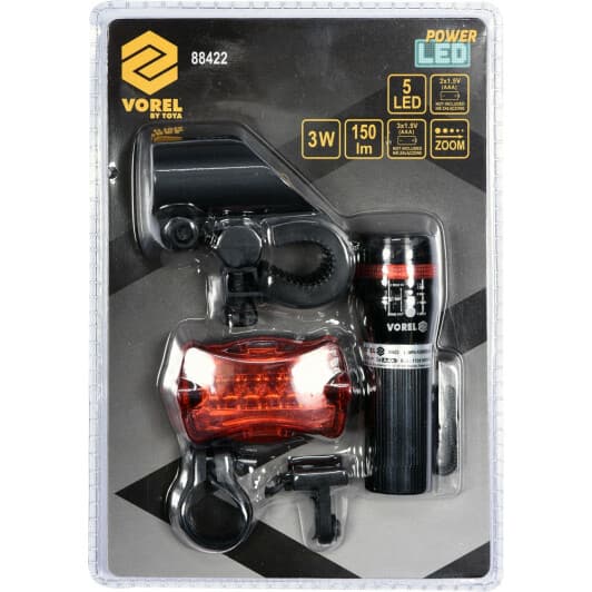 Велосипедный фонарь Vorel 88422