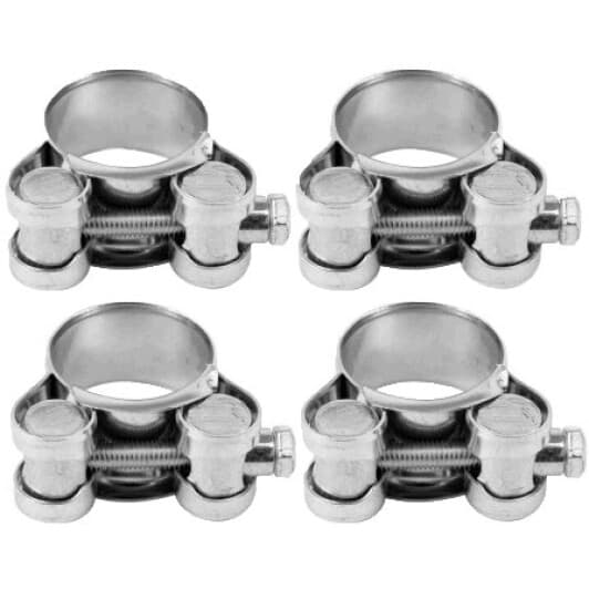 Хомут Vorel 73787 винтовой 19-21 мм сталь оцинкованная W1 4 шт