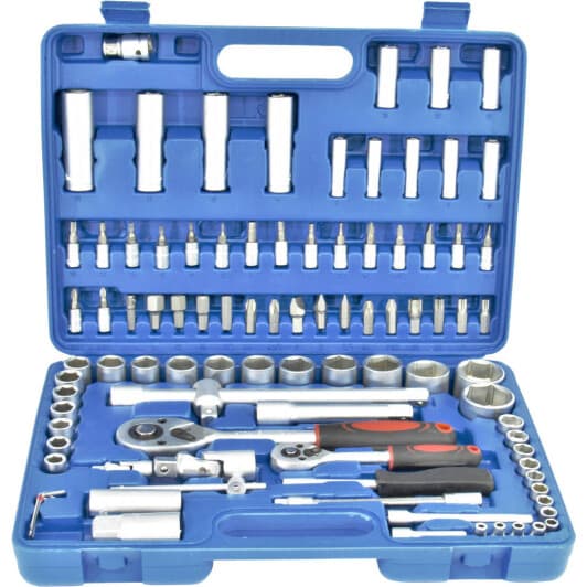 Набор торцевых головок и комплектующих Дорожная Карта DK-B0094 1/2", 1/4" (94 пр.)