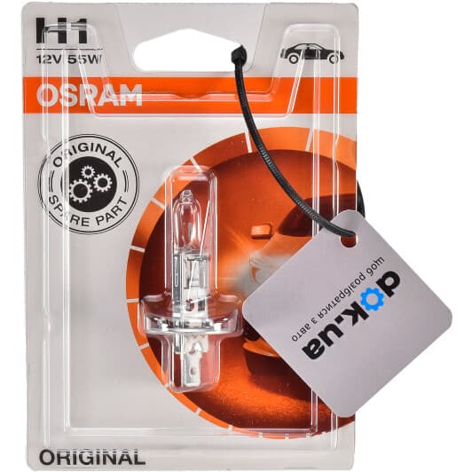 Автолампа Osram Original Line H1 P14,5s 55 W прозрачная 64150-01B