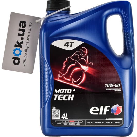 4T Elf Moto Tech 10W-50, 4 л (213950) моторна олива 4T